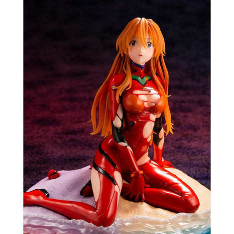 Figura Evangelion: 3.0+1.0 Thrice Upon A Time Pvc 1/6 Asuka Langley (Última Cena) 18 Cm