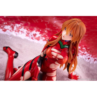 Figura Evangelion: 3.0+1.0 Thrice Upon A Time Pvc 1/6 Asuka Langley (Última Cena) 18 Cm