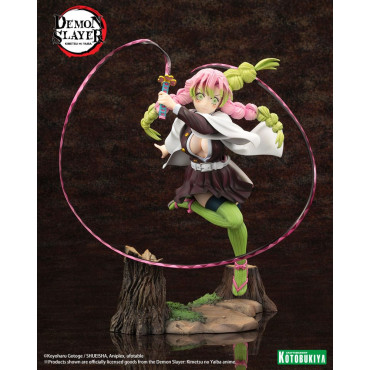 Demon SlayerFigura: Kimetsu No Yaiba Artfxj Pvc 1/8 Mitsuri Kanroji Edição Bónus 25 Cm