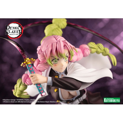 Demon SlayerFigura: Kimetsu No Yaiba Artfxj Pvc 1/8 Mitsuri Kanroji Edição Bónus 25 Cm