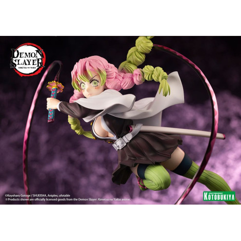 Demon SlayerFigura: Kimetsu No Yaiba Artfxj Pvc 1/8 Mitsuri Kanroji Edição Bónus 25 Cm