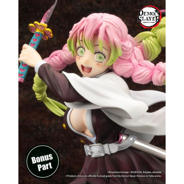 Demon SlayerFigura: Kimetsu No Yaiba Artfxj Pvc 1/8 Mitsuri Kanroji Edição Bónus 25 Cm