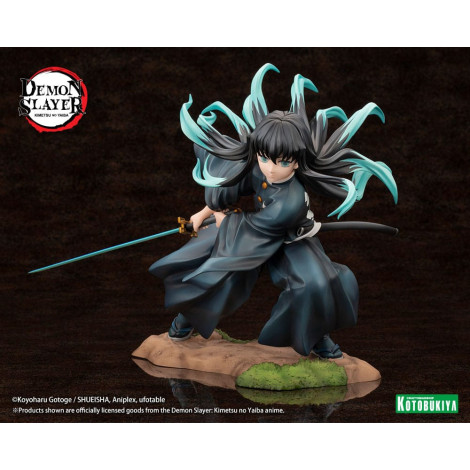 Demon SlayerFigura: Kimetsu No Yaiba Artfxj Pvc 1/8 Muichiro Tokito Edição Bónus 18 Cm