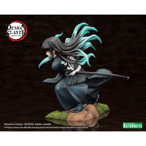 Demon SlayerFigura: Kimetsu No Yaiba Artfxj Pvc 1/8 Muichiro Tokito Edição Bónus 18 Cm