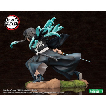 Demon SlayerFigura: Kimetsu No Yaiba Artfxj Pvc 1/8 Muichiro Tokito Edição Bónus 18 Cm