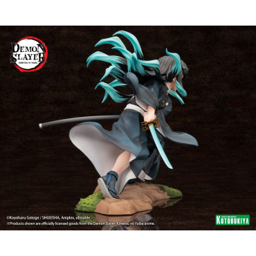 Demon SlayerFigura: Kimetsu No Yaiba Artfxj Pvc 1/8 Muichiro Tokito Edição Bónus 18 Cm