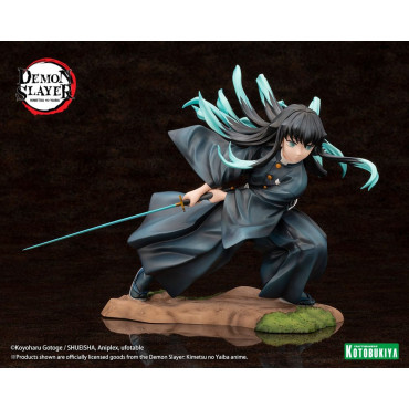 Demon SlayerFigura: Kimetsu No Yaiba Artfxj Pvc 1/8 Muichiro Tokito Edição Bónus 18 Cm