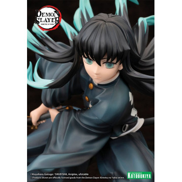 Demon SlayerFigura: Kimetsu No Yaiba Artfxj Pvc 1/8 Muichiro Tokito Edição Bónus 18 Cm