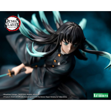 Demon SlayerFigura: Kimetsu No Yaiba Artfxj Pvc 1/8 Muichiro Tokito Edição Bónus 18 Cm