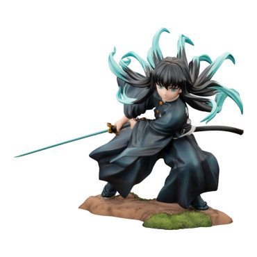 Demon SlayerFigura: Kimetsu No Yaiba Artfxj Pvc 1/8 Muichiro Tokito Edição Bónus 18 Cm