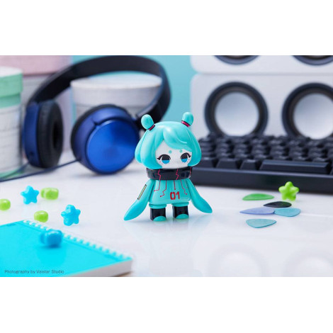 Hinomoto Heavy Industries Figura Robô de Exploração Oceânica Figura Denshitako No. 3 Hatsune Miku Color Ver. 9 Cm