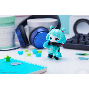 Hinomoto Heavy Industries Figura Robô de Exploração Oceânica Figura Denshitako No. 3 Hatsune Miku Color Ver. 9 Cm