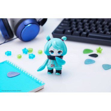 Hinomoto Heavy Industries Figura Robô de Exploração Oceânica Figura Denshitako No. 3 Hatsune Miku Color Ver. 9 Cm