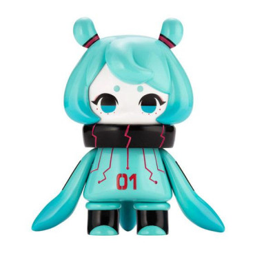 Hinomoto Heavy Industries Figura Robô de Exploração Oceânica Figura Denshitako No. 3 Hatsune Miku Color Ver. 9 Cm