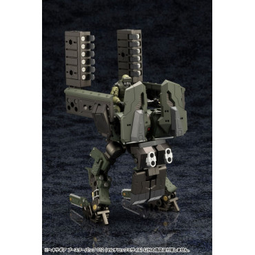 Hexa Gear Figure Modelo em plástico Modelo em plástico 1/24 Booster Pack 012 Míssil Multi-Lock 8 Cm