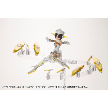 Kotobukiya Figura M.S.G. Acessórios Unidade de armamento pesado 45 Exceed Binder 2 Branco Ver.