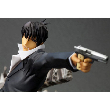 Trigun Badlands Rumble Artfx Figura J 1/8 Nicholas D. Wolfwood Renovação Pacote Versão 20 Cm