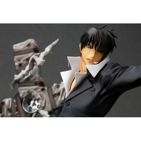 Trigun Badlands Rumble Artfx Figura J 1/8 Nicholas D. Wolfwood Renovação Pacote Versão 20 Cm