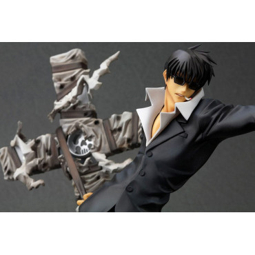 Trigun Badlands Rumble Artfx Figura J 1/8 Nicholas D. Wolfwood Renovação Pacote Versão 20 Cm