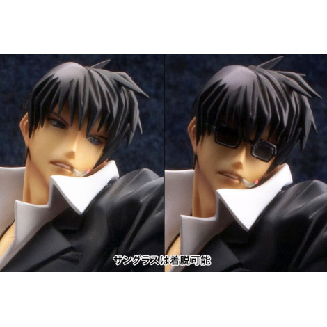 Trigun Badlands Rumble Artfx Figura J 1/8 Nicholas D. Wolfwood Renovação Pacote Versão 20 Cm