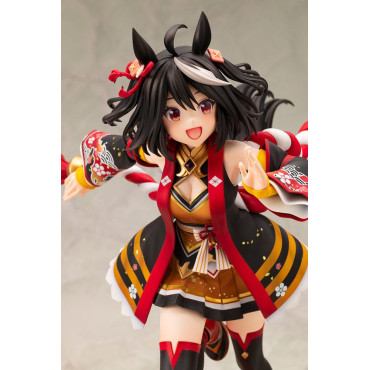 Figura Uma Musume Pretty Derby Pvc 1/7 Ultrapassando o Calor Invasor Kitasan Preto 30 Cm