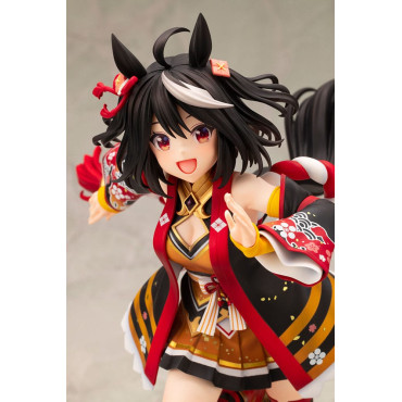 Figura Uma Musume Pretty Derby Pvc 1/7 Ultrapassando o Calor Invasor Kitasan Preto 30 Cm