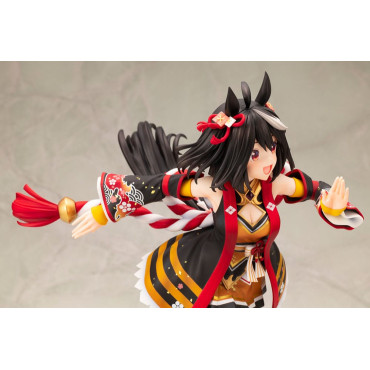 Figura Uma Musume Pretty Derby Pvc 1/7 Ultrapassando o Calor Invasor Kitasan Preto 30 Cm