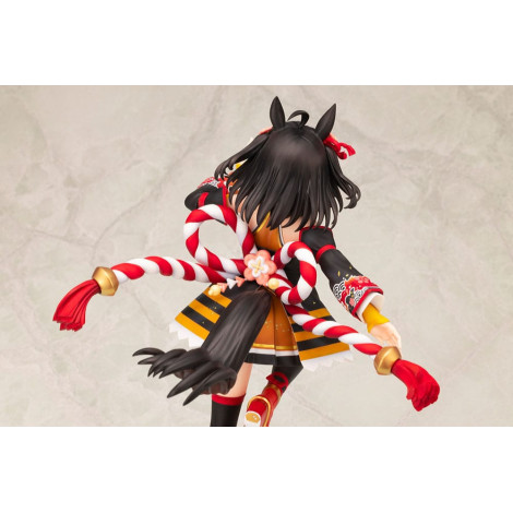 Figura Uma Musume Pretty Derby Pvc 1/7 Ultrapassando o Calor Invasor Kitasan Preto 30 Cm