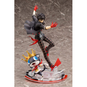 Persona 5 Dancing Star Night Figure Artfxj Pvc 1/8 Hero & Morgana 25 Cm