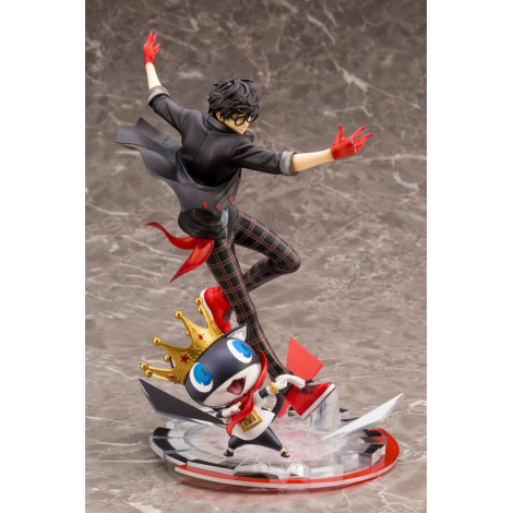 Persona 5 Dancing Star Night Figure Artfxj Pvc 1/8 Hero & Morgana 25 Cm