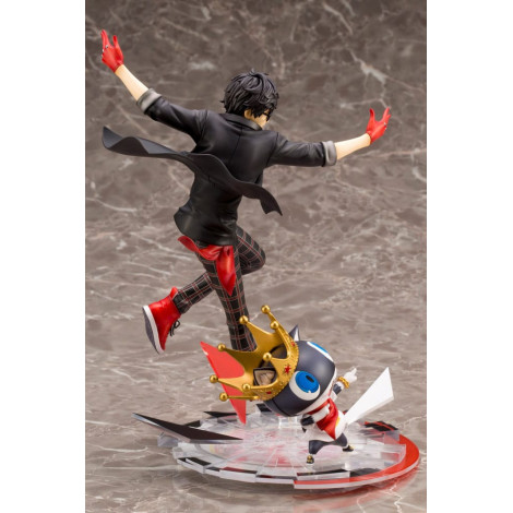 Persona 5 Dancing Star Night Figure Artfxj Pvc 1/8 Hero & Morgana 25 Cm