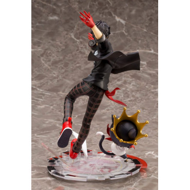 Persona 5 Dancing Star Night Figure Artfxj Pvc 1/8 Hero & Morgana 25 Cm