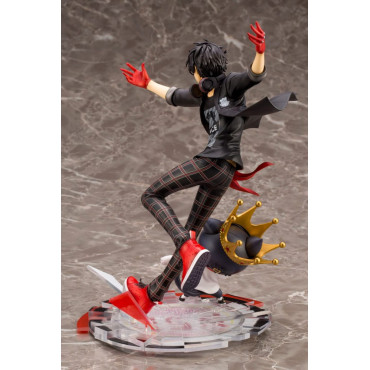 Persona 5 Dancing Star Night Figure Artfxj Pvc 1/8 Hero & Morgana 25 Cm