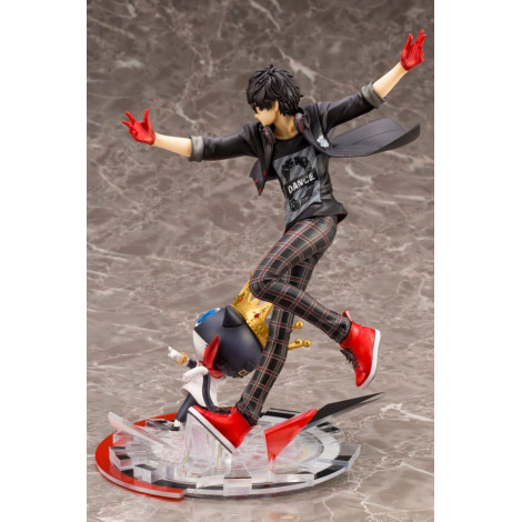 Persona 5 Dancing Star Night Figure Artfxj Pvc 1/8 Hero & Morgana 25 Cm