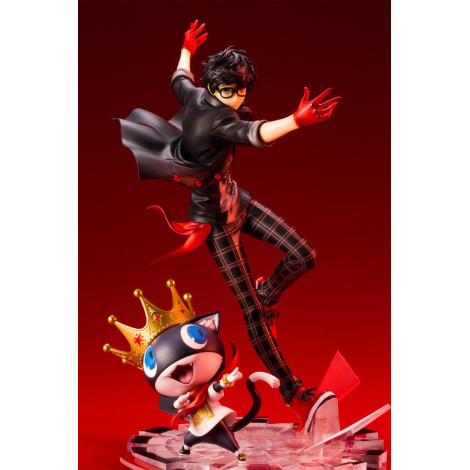 Persona 5 Dancing Star Night Figure Artfxj Pvc 1/8 Hero & Morgana 25 Cm