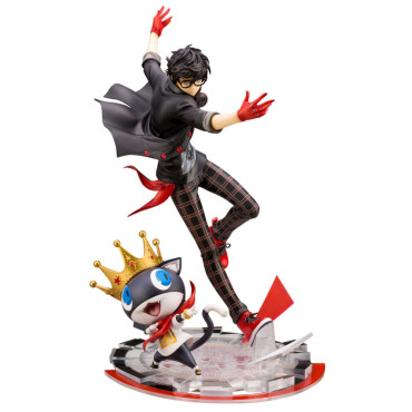 Persona 5 Dancing Star Night Figure Artfxj Pvc 1/8 Hero & Morgana 25 Cm