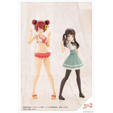 Figura Sousai Shojo Teien Kit de Modelo em Plástico 1/10 Emma Koishikawa High School Summer Clothes 14 Cm