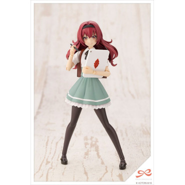 Figura Sousai Shojo Teien Kit de Modelo em Plástico 1/10 Emma Koishikawa High School Summer Clothes 14 Cm