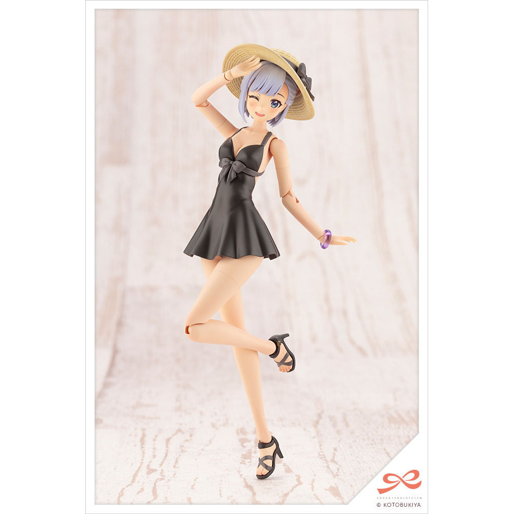 Figura Sousai Shojo Teien Mock-up Kit de Modelo Plástico 1/10 Koyomi Takanashi (Swim Style) Dreaming Style Black Swan 16 Cm