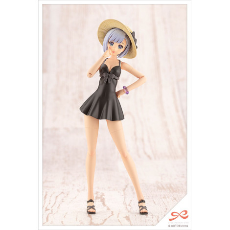 Figura Sousai Shojo Teien Mock-up Kit de Modelo Plástico 1/10 Koyomi Takanashi (Swim Style) Dreaming Style Black Swan 16 Cm