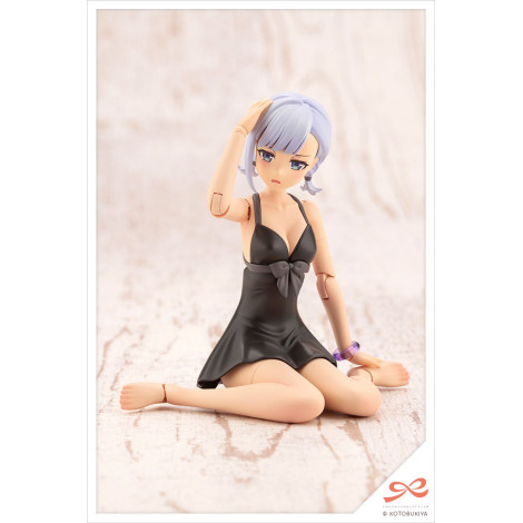 Figura Sousai Shojo Teien Mock-up Kit de Modelo Plástico 1/10 Koyomi Takanashi (Swim Style) Dreaming Style Black Swan 16 Cm