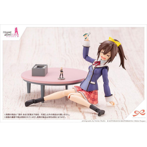 Figura Sousai Shojo Teien Mock-up Kit de Modelo de Plástico 1/10 Ao Gennai Wakaba Roupa de inverno para Raparigas do Liceu 16 Cm