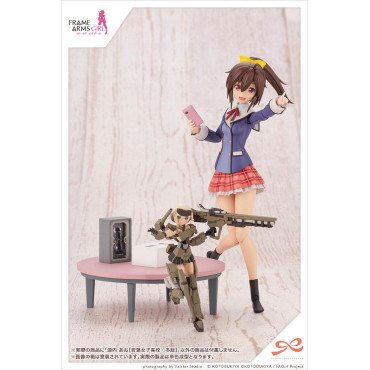 Figura Sousai Shojo Teien Mock-up Kit de Modelo de Plástico 1/10 Ao Gennai Wakaba Roupa de inverno para Raparigas do Liceu 16 Cm