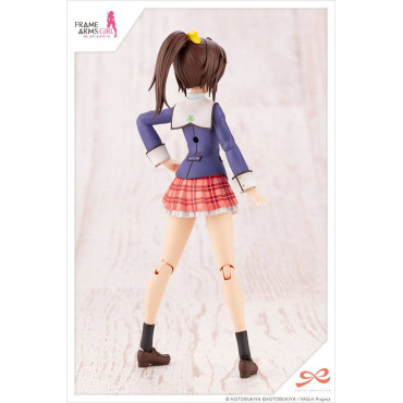 Figura Sousai Shojo Teien Mock-up Kit de Modelo de Plástico 1/10 Ao Gennai Wakaba Roupa de inverno para Raparigas do Liceu 16 Cm