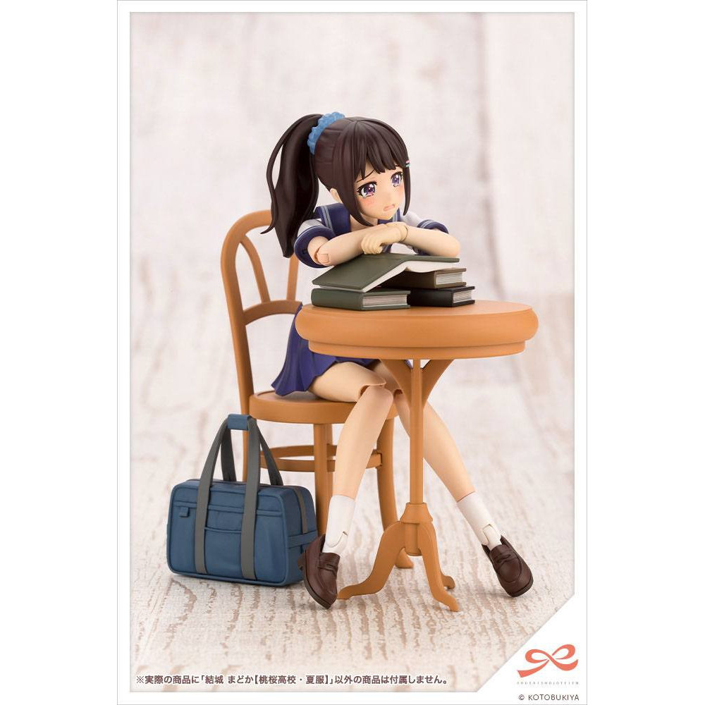 Figura Sousai Shojo Teien Modelo Plástico Kit de Modelo Plástico 1/10 Madoka Yuki Touou High School Roupa de verão 15 Cm