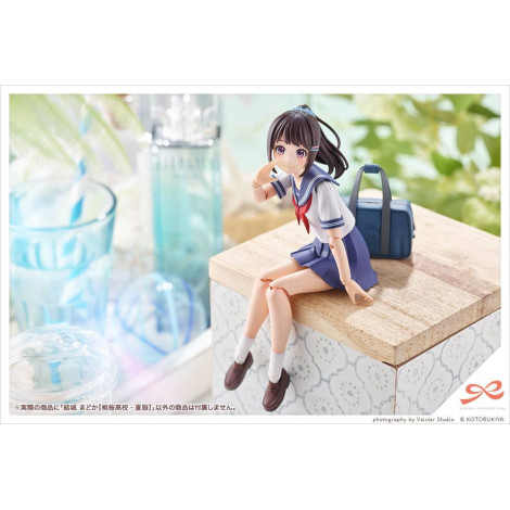 Figura Sousai Shojo Teien Modelo Plástico Kit de Modelo Plástico 1/10 Madoka Yuki Touou High School Roupa de verão 15 Cm