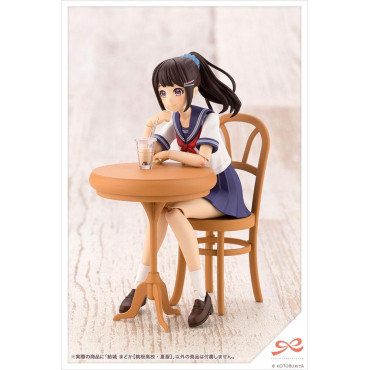 Figura Sousai Shojo Teien Modelo Plástico Kit de Modelo Plástico 1/10 Madoka Yuki Touou High School Roupa de verão 15 Cm