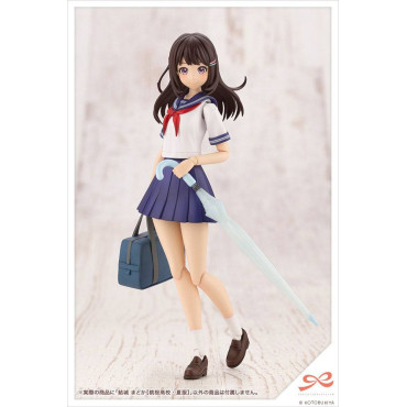 Figura Sousai Shojo Teien Modelo Plástico Kit de Modelo Plástico 1/10 Madoka Yuki Touou High School Roupa de verão 15 Cm