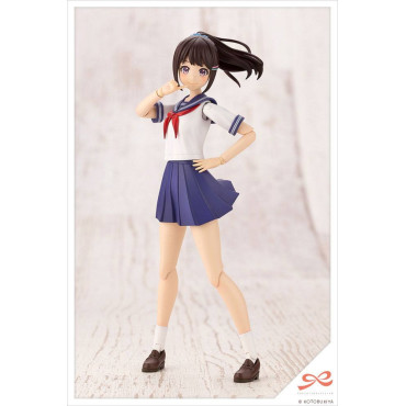 Figura Sousai Shojo Teien Modelo Plástico Kit de Modelo Plástico 1/10 Madoka Yuki Touou High School Roupa de verão 15 Cm