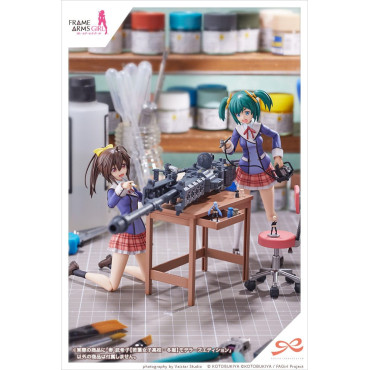 Figura Sousai Shojo Teien Kit de Modelo Plástico 1/10 Bukiko Kotobuki Roupa de inverno Edição do Modelista 15 Cm